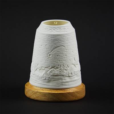 Starlight Glocke Nr.8 Sternschnuppe über Winterdorf - 1