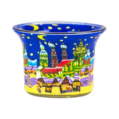 Votiv-Glas 204 -  München bei Nacht - 0