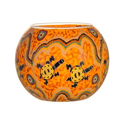 Leuchtglas 15cm Nr.272 Schildkrötenpaar, Schildkröte - 0